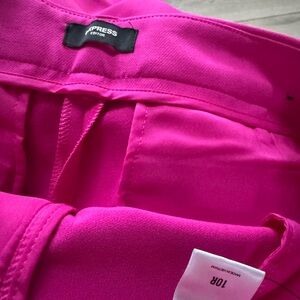Express dark pink dress pants size 10